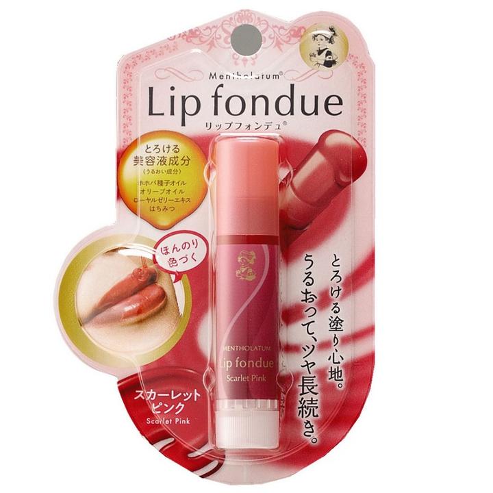 Mentholatum - Lip Fondue (scarlet Pink) 4.2g