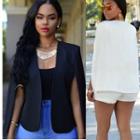 Cape-sleeve Blazer