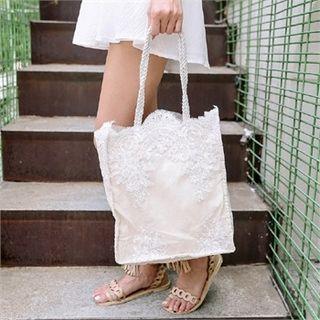Lace Cotton Tote Bag