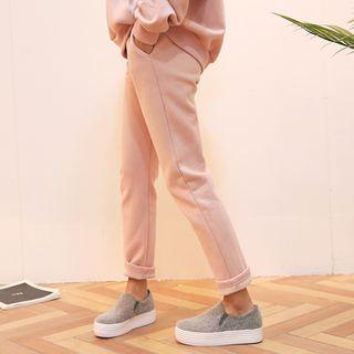 Brushed-fleece Lined Tapered Sweatpants