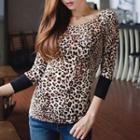 Leopard Long-sleeve T-shirt
