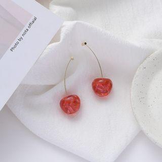 Acrylic Cherry Dangle Earring 1 Pair - 01 - As Shown In Figure - One Size