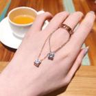 Cz Chained Ring