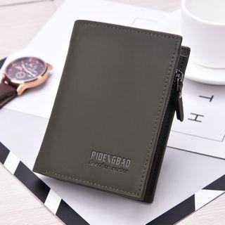 Zip Lettering Wallet 504 - Short - Green - One Size