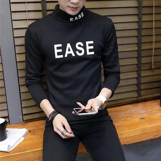 Mock-neck Long-sleeve T-shirt (various Designs)