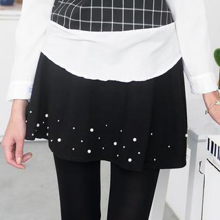 Embellished A-line Skirt