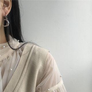 Heart Huggy Earring / Moon Huggy Earring