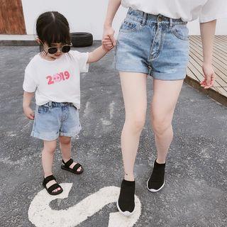 Family Matching Denim Shorts