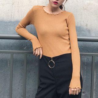 Lettuce Edge Knit Top
