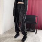 Dragon Print Cargo Harem Pants