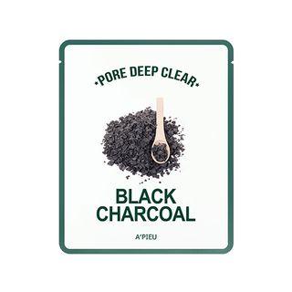 Apieu - Pore Deep Clear Black Charcoal Mask 1pc