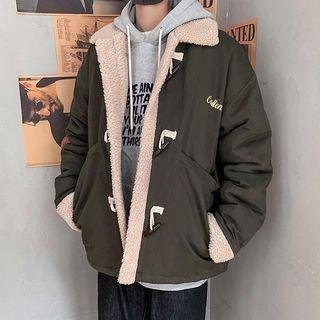 Fleece-lined Toggle Padded Jacket