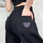 Heart Cutout Sweatpants (various Designs)
