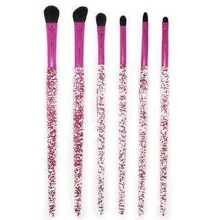 Set Of 6: Makeup Brush Pink - One Size