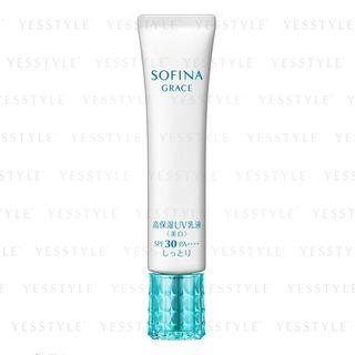 Sofina - Grace Medicated High Moisturizing Uv Milky Lotion (whitening) Spf 30 Pa+++ (moist) 30g