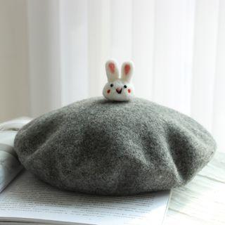 Rabbit Accent Beret