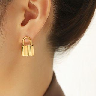 Lock Alloy Earring