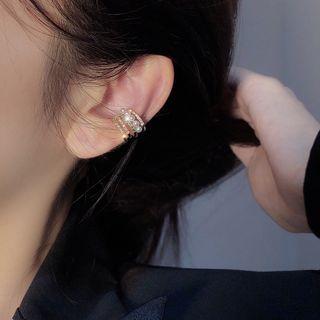 Faux Pearl Layered Ear Cuff 1 Pc - Gold - One Size
