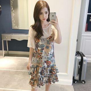 Set: Nursery Top + Ruffle Chiffon Dress