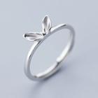 925 Sterling Silver Rabbit Earring Ring As Shown In Figure - One Size