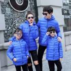 Family Matching Hooded Padded Zip Jacket
