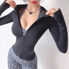 Quick-dry Stand-collar Sports Jacket In 5 Colors