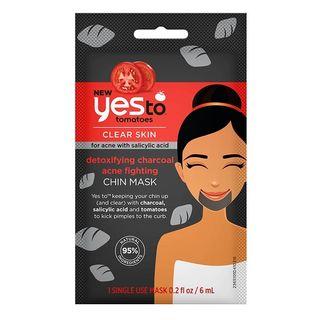 Yes To - Yes To Tomatoes: Detoxifying Charcoal Acne Fighting Chin Mask (single Use) 1 Single Use Mask (0.2 Fl Oz / 6ml)