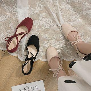 Bow Strappy Flats