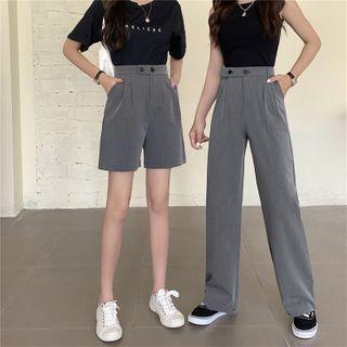 Pleated Shorts / Straight Leg Pants