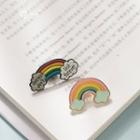 Metal Rainbow Brooch