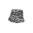 Zebra Print Bucket Hat Zebra - Black & White - One Size