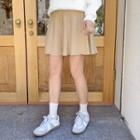 Herringbone Knit Mini Flare Skirt
