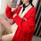 Bow Brooch Cardigan
