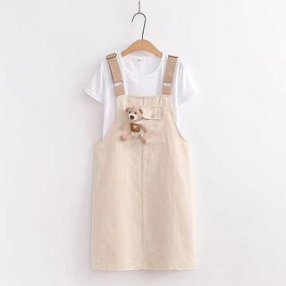 Mini Sheath Overall Dress