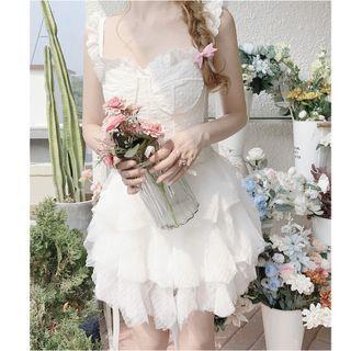 Sleeveless Top / Tiered Skirt