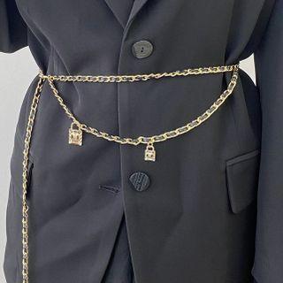 Lock Metal Chain Belt