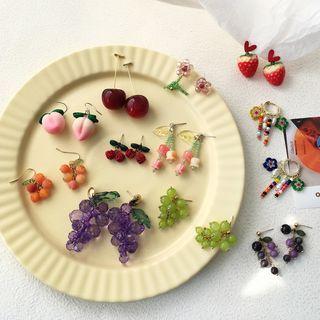 Fruit / Flower Alloy Earring (various Designs)