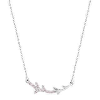 925 Sterling Silver Branches Necklace As Shown In Figure - One Size