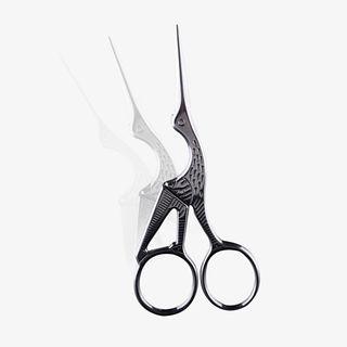 Copper Crane Eyebrow Scissors As Shown In Figure - One Size