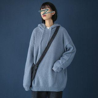 Couple-matching Knit Hoodie