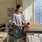 Piped Tweed Jacket & Miniskirt Matching Set
