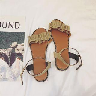 Ruffled Sandals