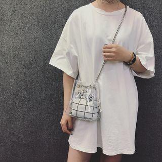 Pvc Crossbody Bag With Pouch