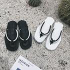 Braid Asymmetric Flat Slide Sandals