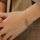 Stainless Steel Bracelet 1069 - Rose Gold - One Size