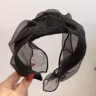 Lace Headband 1 - Black - One Size
