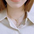 Butterfly Pendant Stainless Steel Necklace 074 - Necklace - Gold - One Size