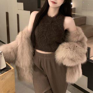 Fluffy Crop Tank Top