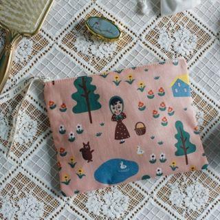 Oohlala-cartoon Print Zip Pouch