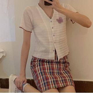 Short-sleeve Butterfly Cardigan